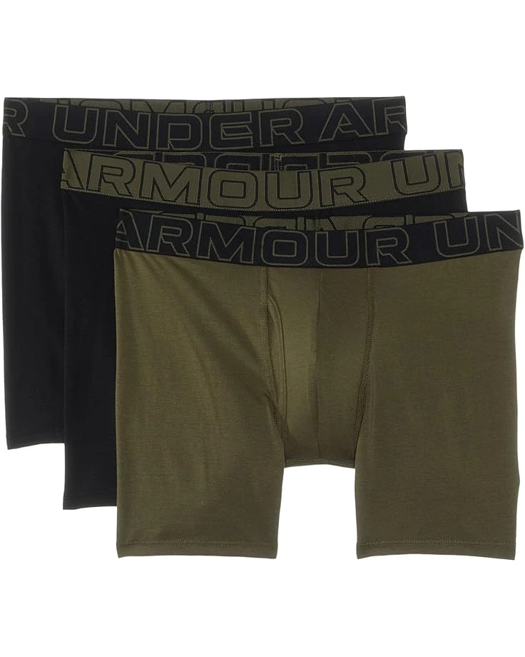 Under Armour Performance Cotton - Solid 6 In 3 Pack | Underwear 2 Under Armour Performance Cotton - Solid 6 In 3 Pack | Underwear - Image 2
