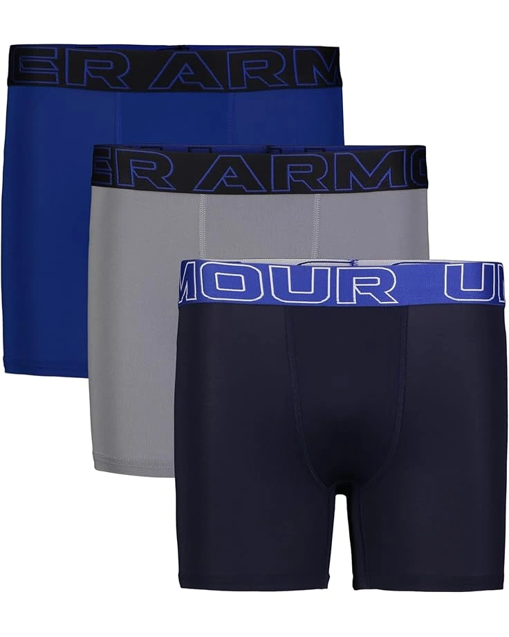 Under Armour Kids Performance Tech Solid 3-Pack Boxer Briefs (Big Kids) | Underwear 4 Under Armour Kids Performance Tech Solid 3-Pack Boxer Briefs (Big Kids) | Underwear - Image 4
