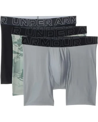 Under Armour 3-Pack Performance Tech - Camo Sub 6" Boxer Briefs | Underwear