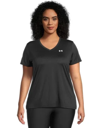 Under Armour Tech Short Sleeve V-Neck Solid | Shirts & Tops