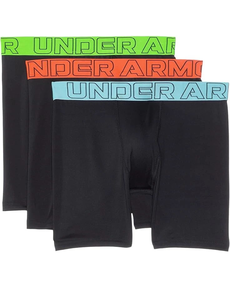 Under Armour Kids Performance Tech Solid 3-Pack Boxer Briefs (Big Kids) | Underwear 2 Under Armour Kids Performance Tech Solid 3-Pack Boxer Briefs (Big Kids) | Underwear - Image 2