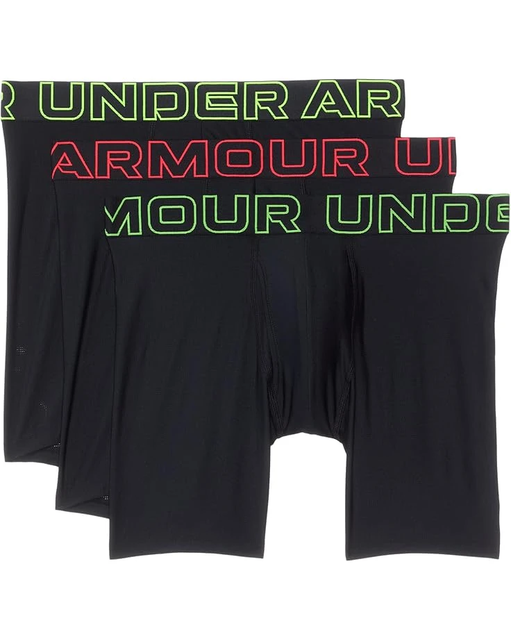 Under Armour 3-Pack Performance Tech Mesh Solid 6" Boxer Briefs | Underwear 2 Under Armour 3-Pack Performance Tech Mesh Solid 6" Boxer Briefs | Underwear - Image 2